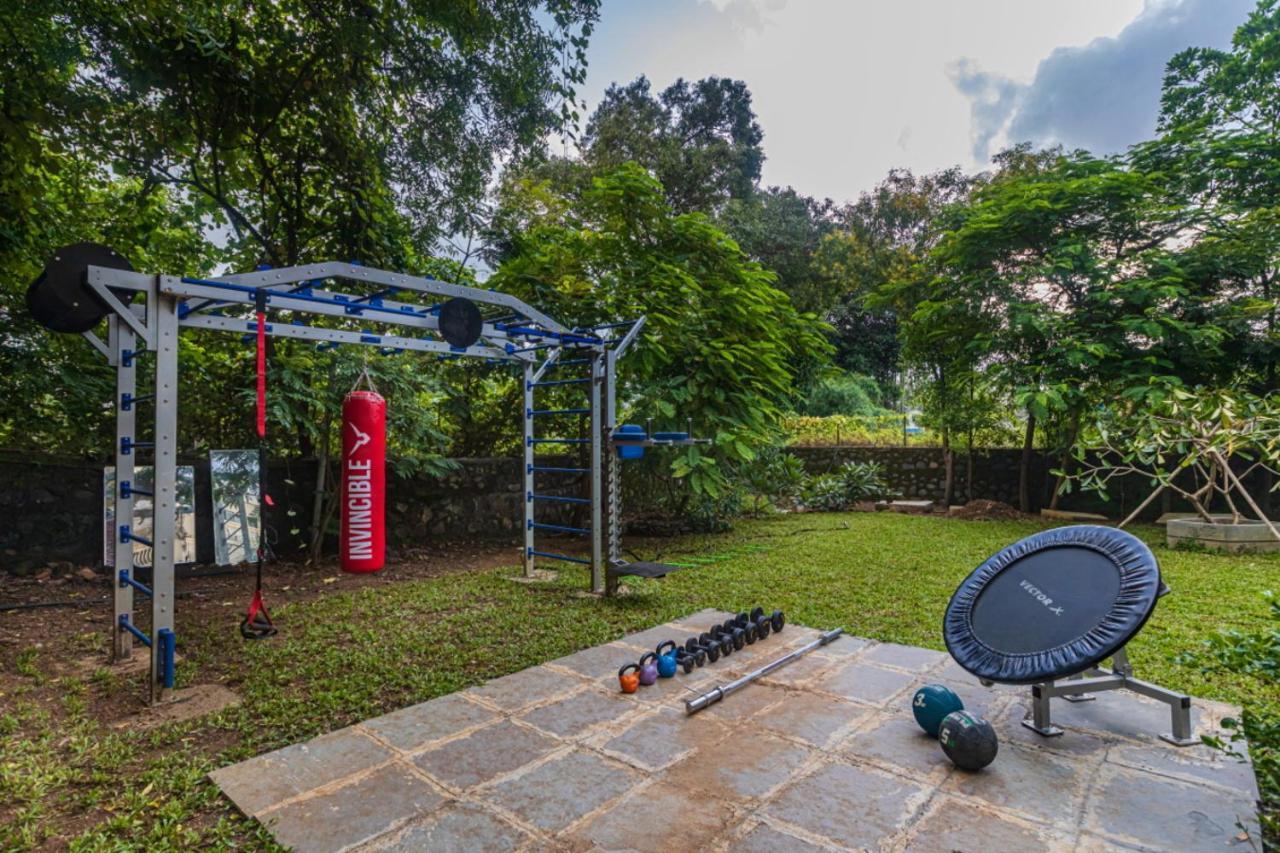Saffronstays Aura, Alibaug - Luxury Pool Villa With A Game Room And Spacious Lawn Alībāg Exterior foto